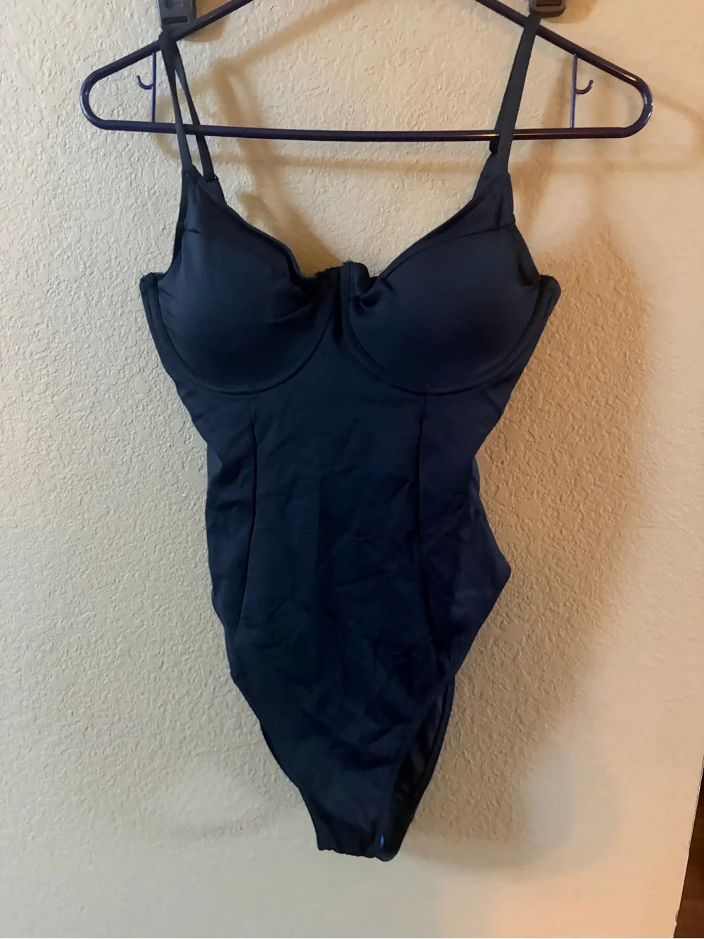 NWOTGood American Black Scuba Show Off One-Piece Swimsuit